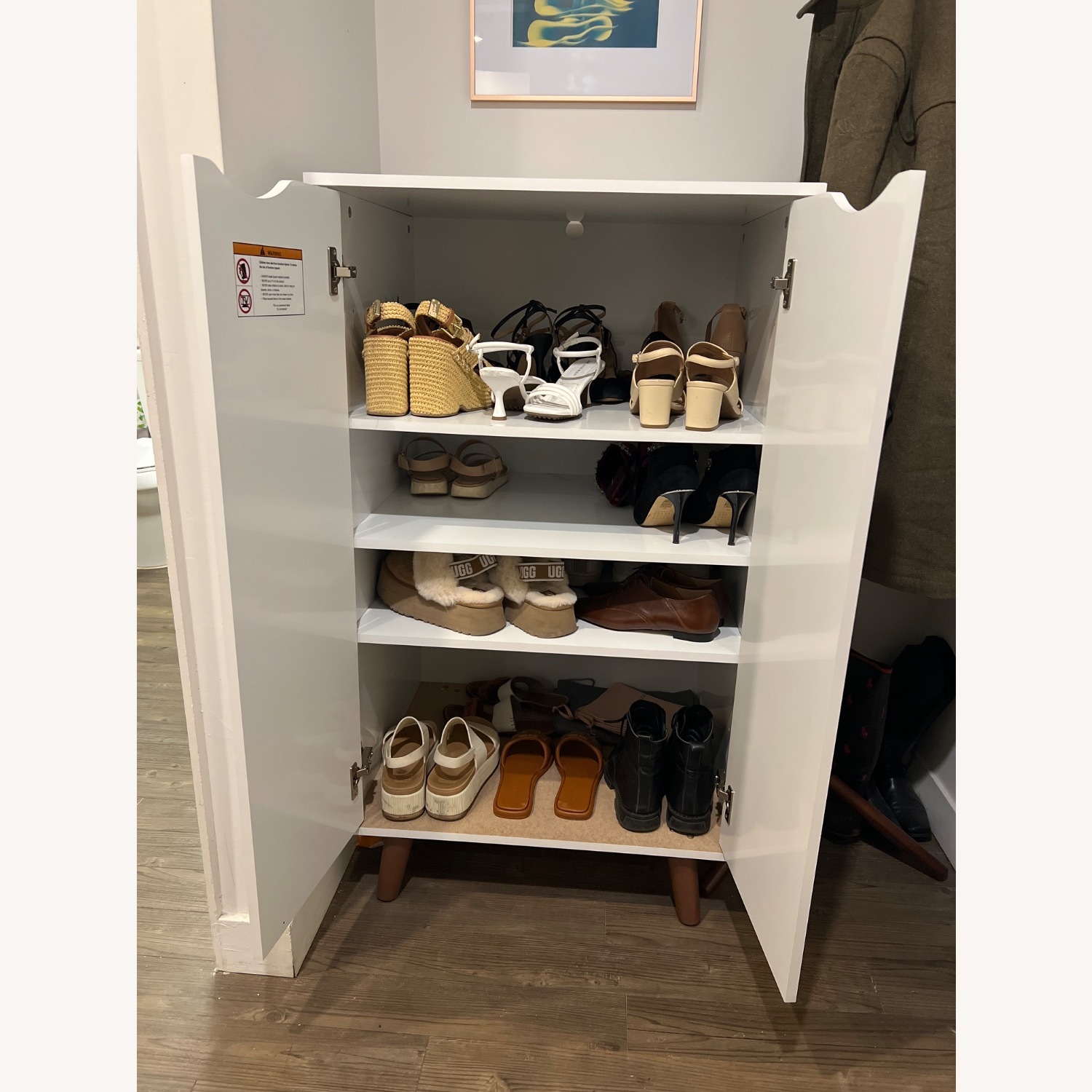 Wayfair Hampton 24 Pair Shoe Storage Cabinet - image-2