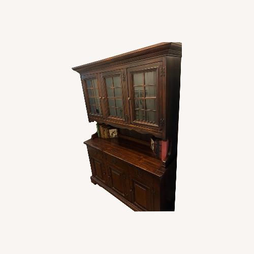 Used Vintage/Antique China Cabinet with Hutch/Bookshelf for sale on AptDeco