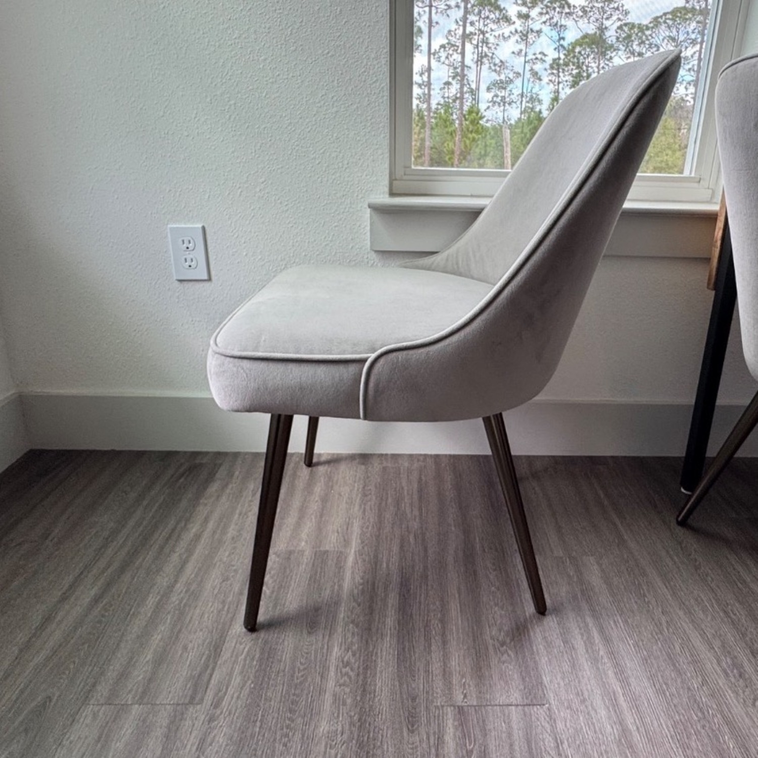 West Elm Mid Century Modern High Back Dining Chair  - image-3