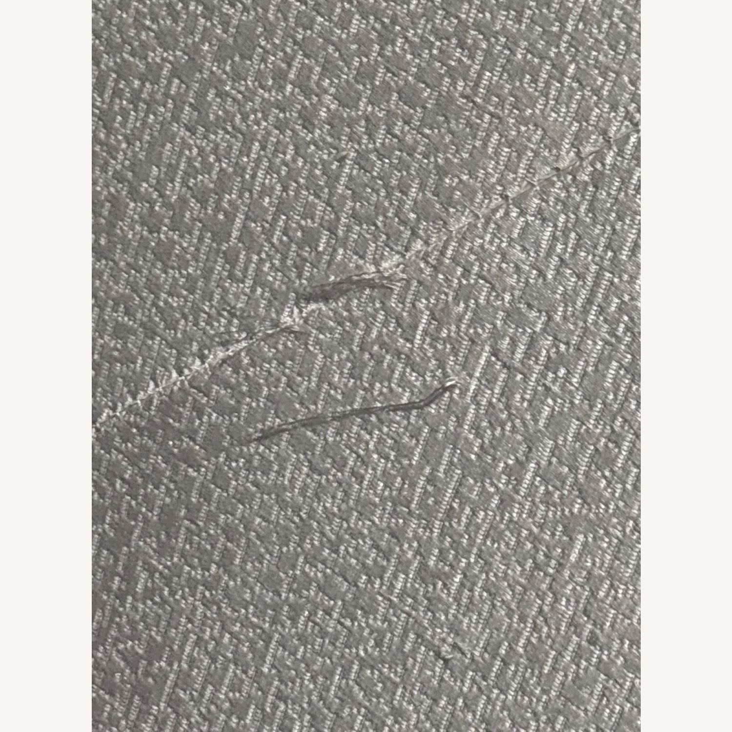 White Wood Full Bed W LED Strip Light - image-3