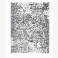 Distressed White/Grey Area Rug 8' x 10'