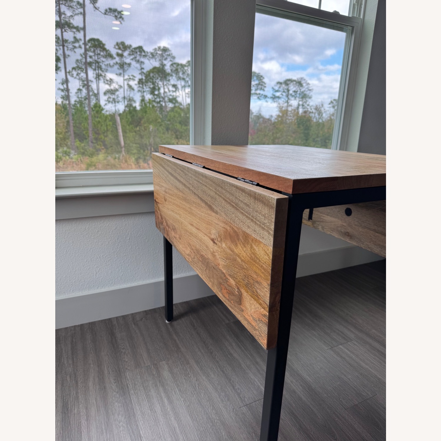 West Elm Box Frame Extendable Table 24” -48” - image-3