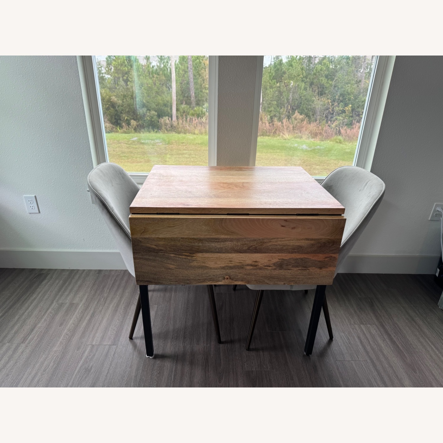 West Elm Box Frame Extendable Table 24” -48” - image-4