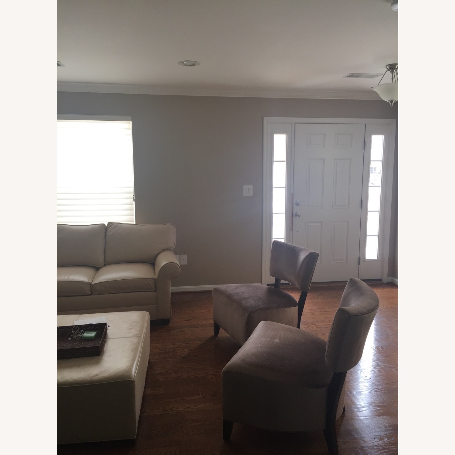 Ethan Allen Acata Three Piece Leather Sectional - image-8