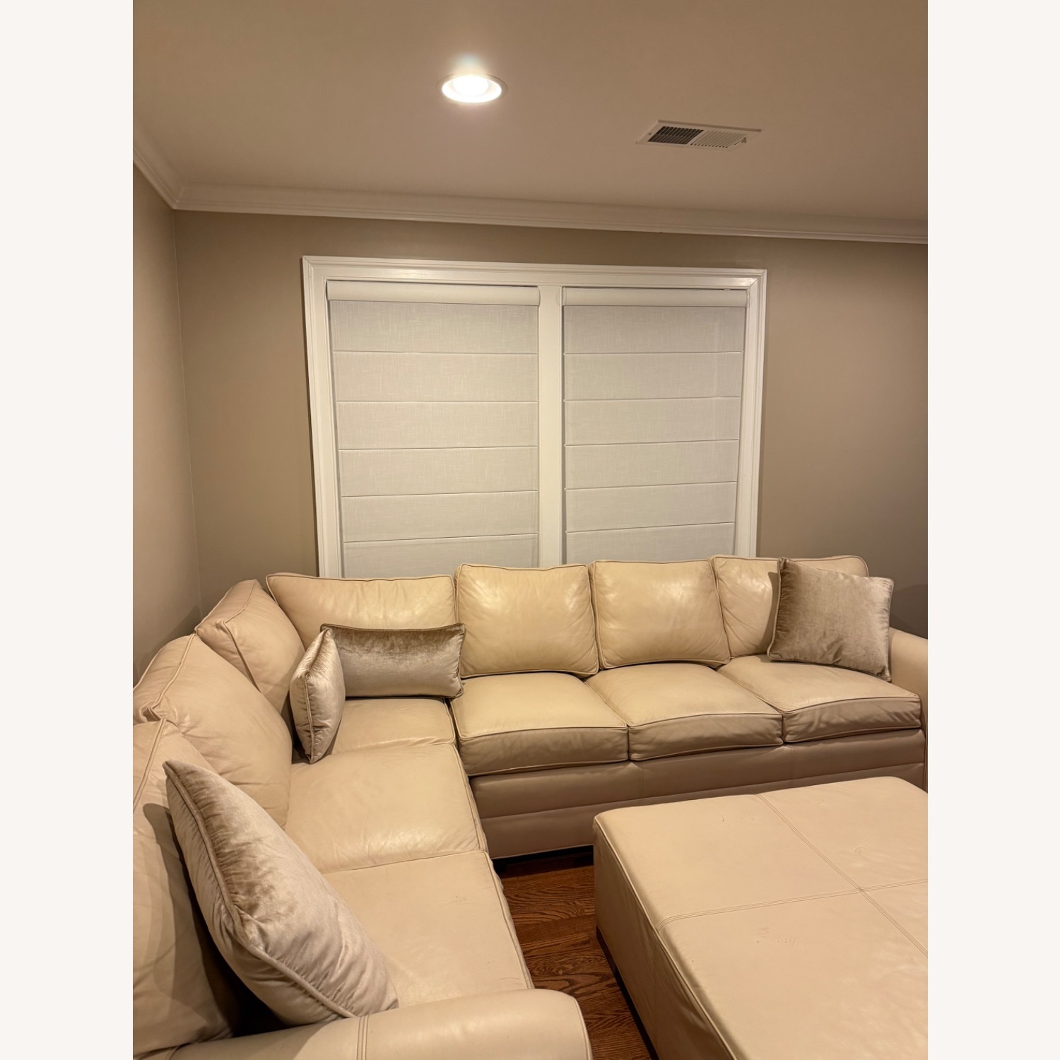 Ethan Allen Acata Three Piece Leather Sectional - image-1