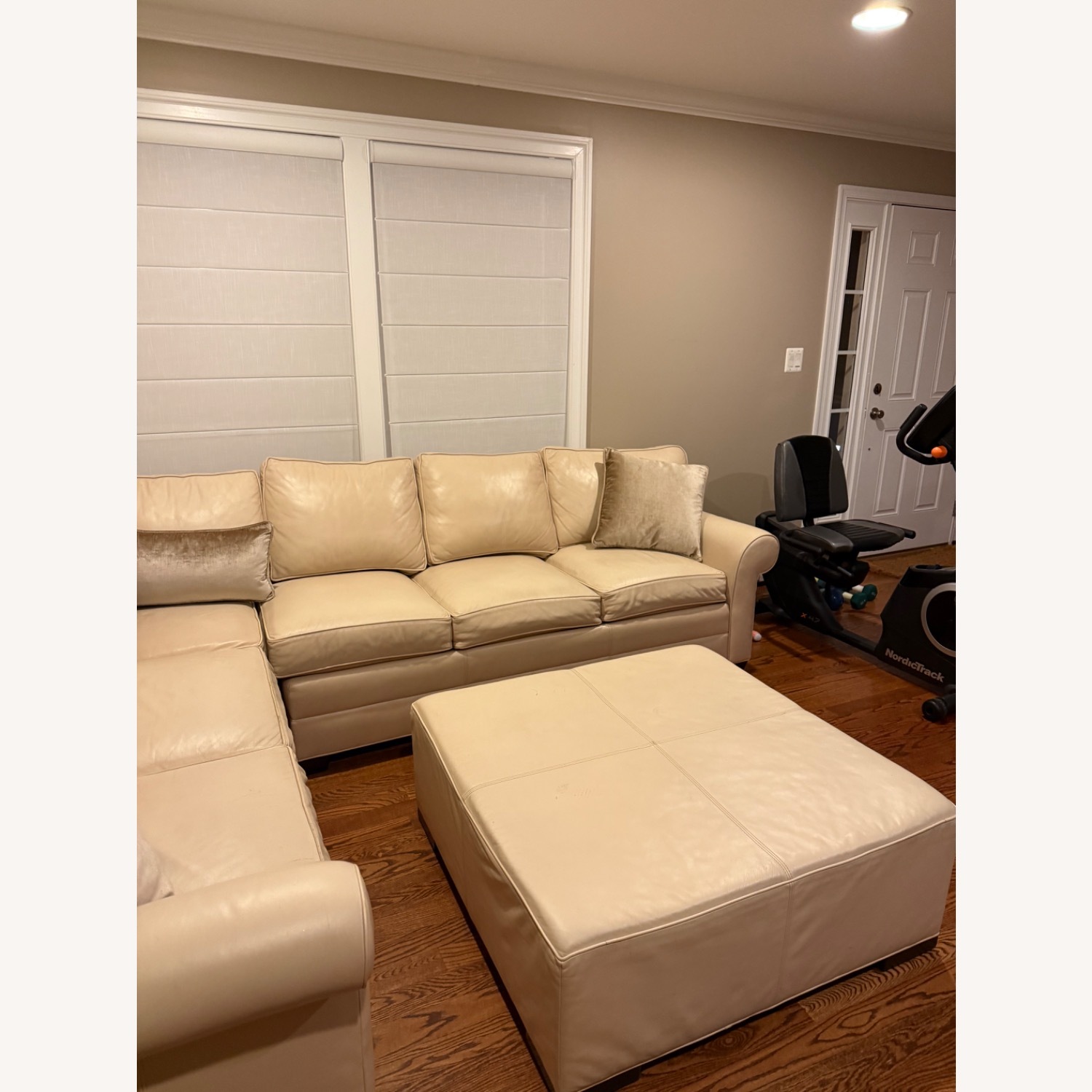 Ethan Allen Acata Three Piece Leather Sectional - image-15