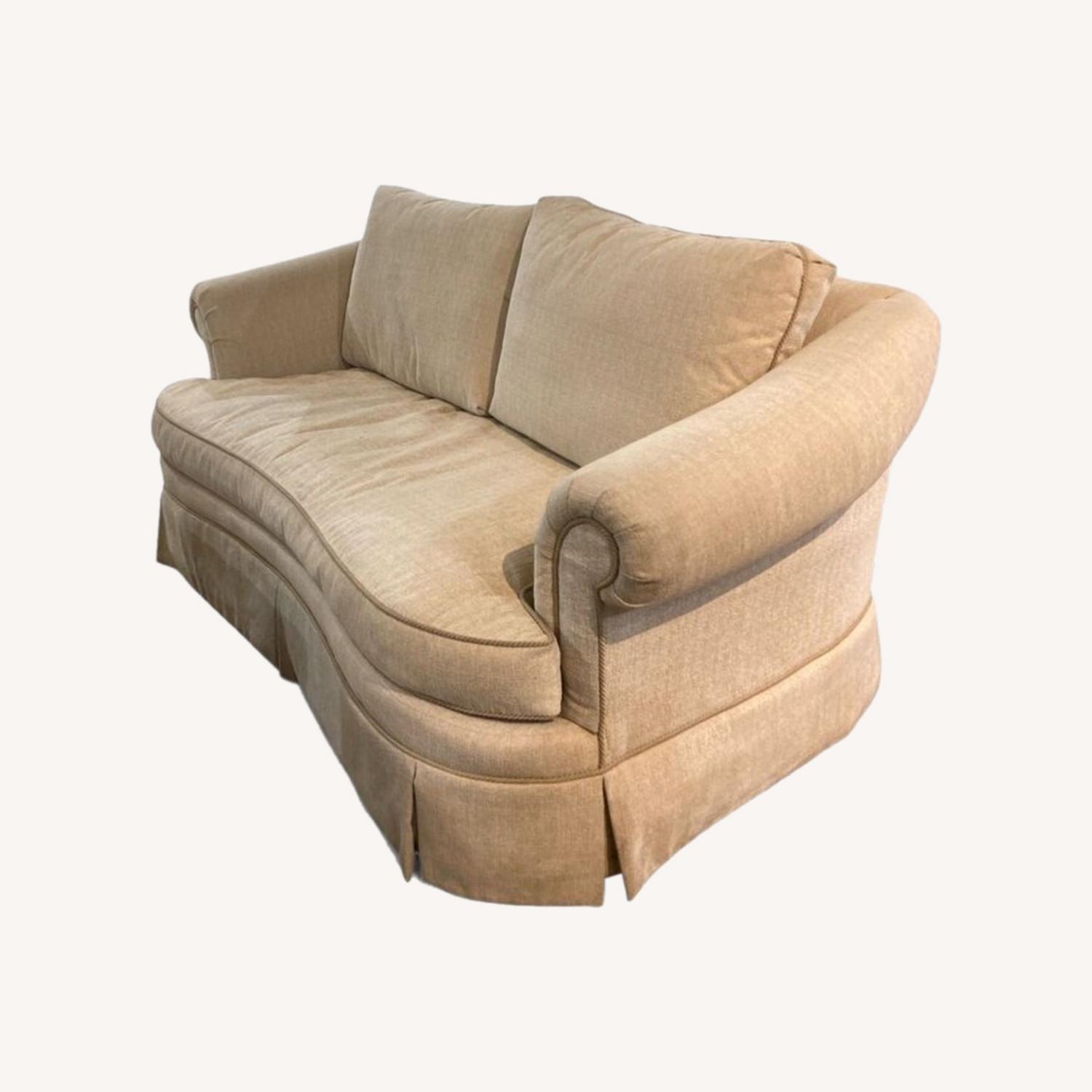 Ethan Allen Two-Seat Rollarm Loveseat - image-0