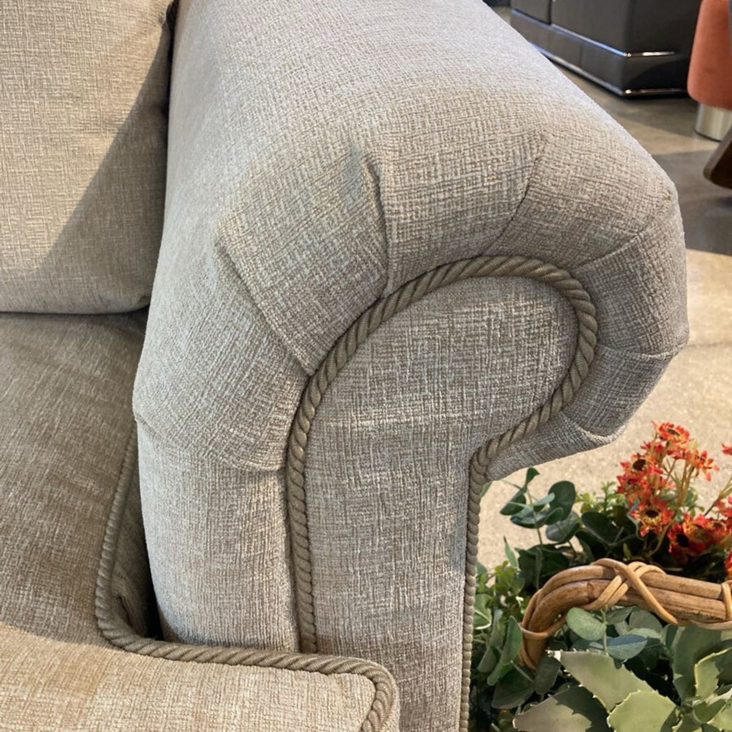 Ethan Allen Two-Seat Rollarm Loveseat - image-5