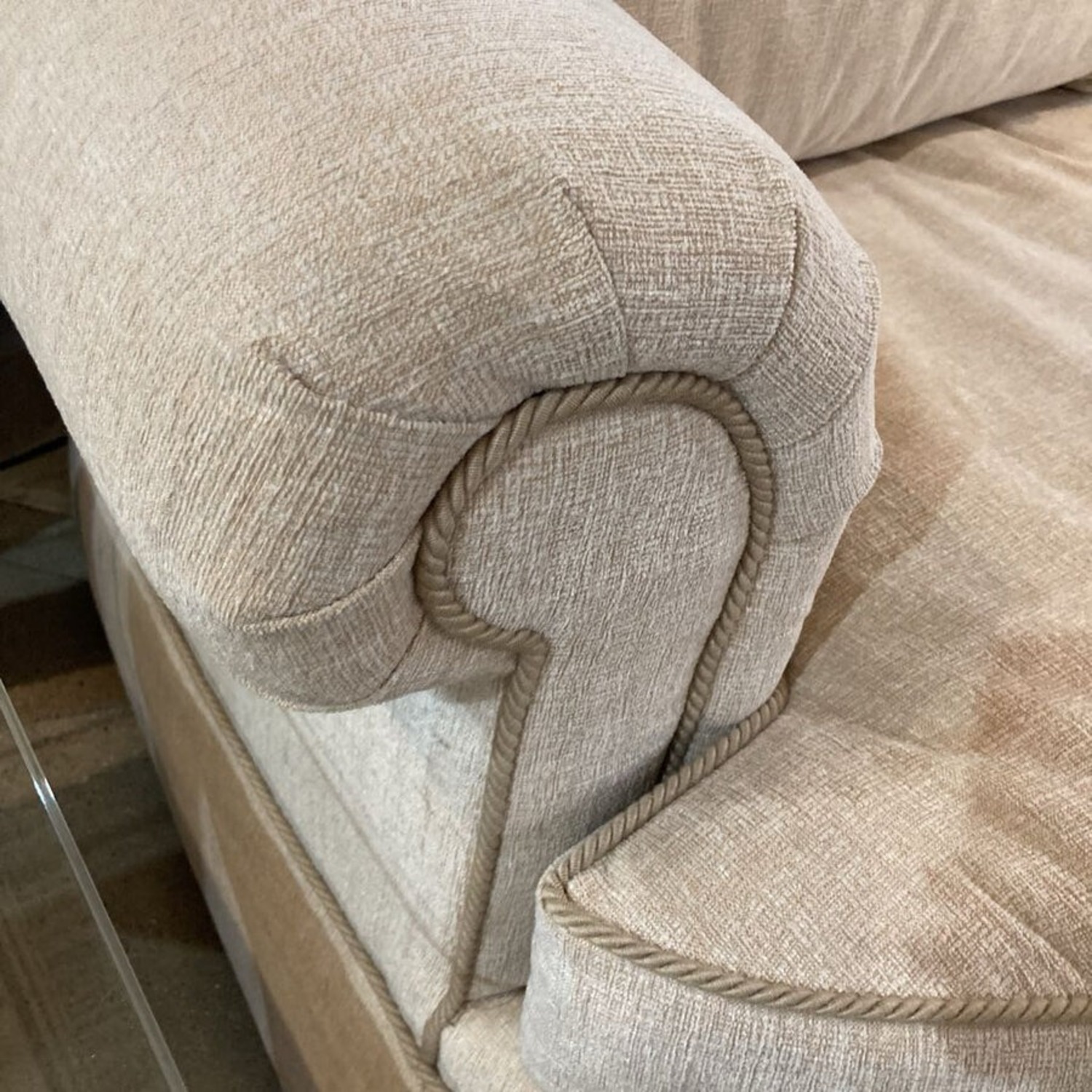 Ethan Allen Two-Seat Rollarm Loveseat - image-8