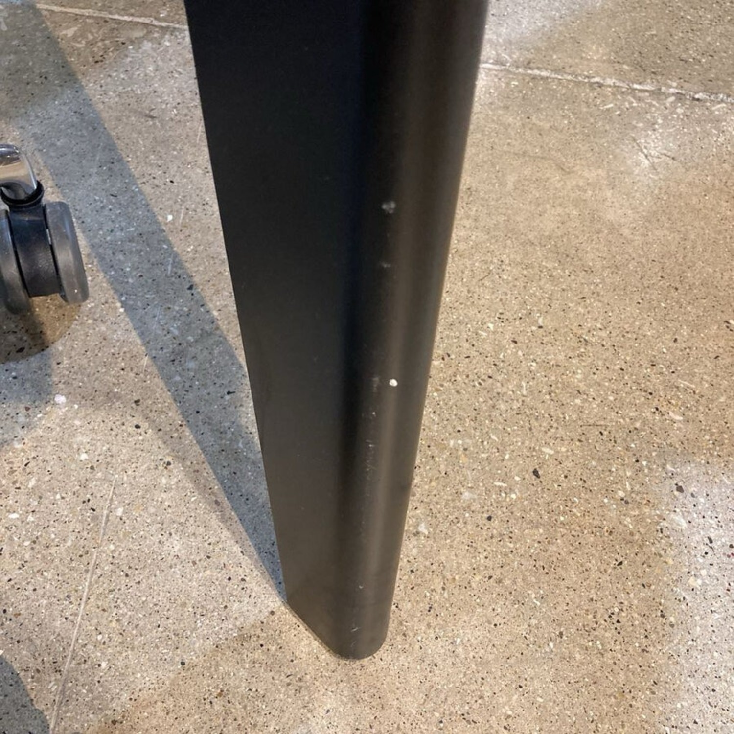 CB2 Harper Black Marble Slab Top Dining Table - image-9