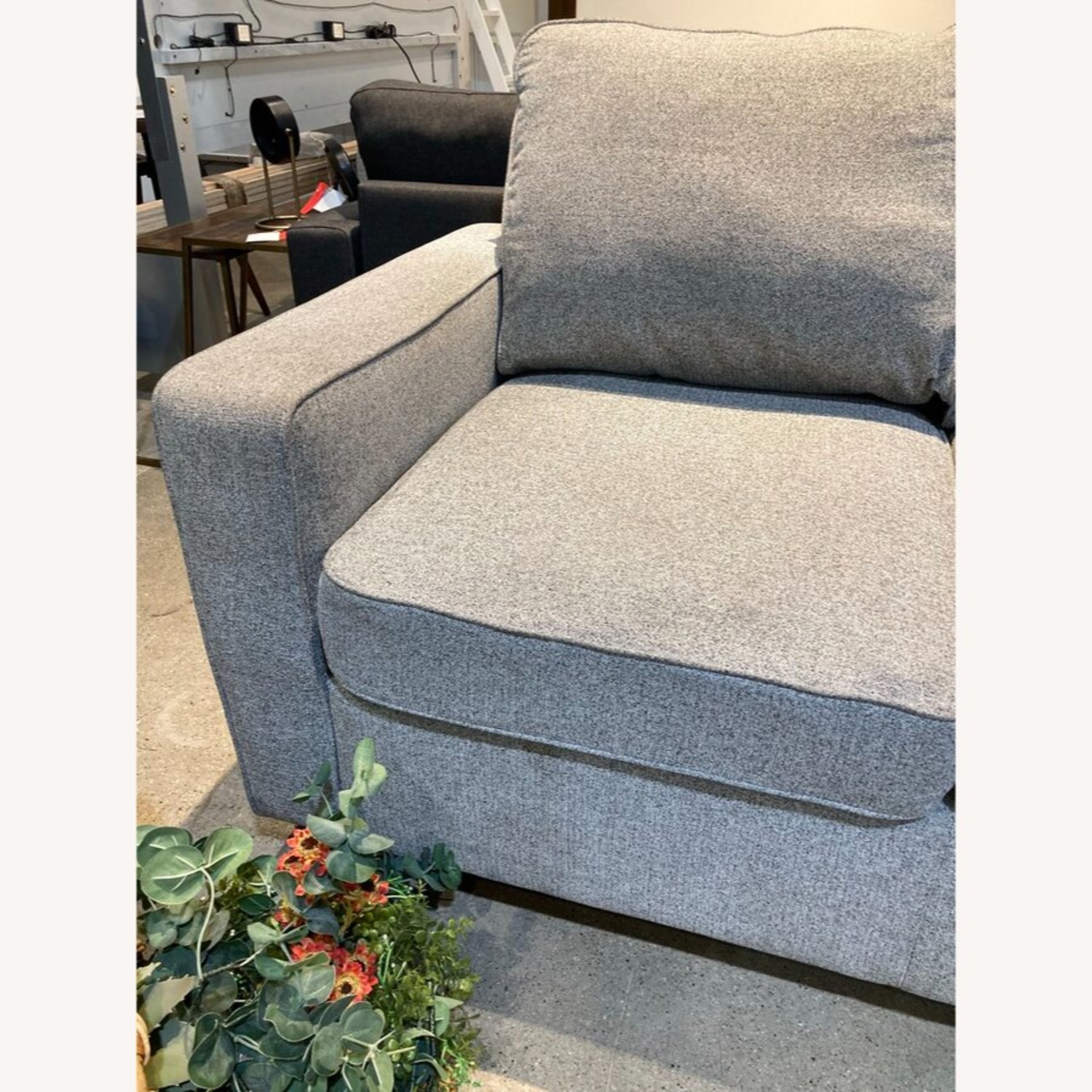 Coaster Brownswood Fabric 2-Seat Loveseat Gray - image-3