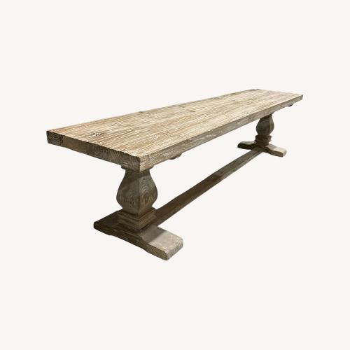 Used Reclaimed Barnwood Bench for sale on AptDeco