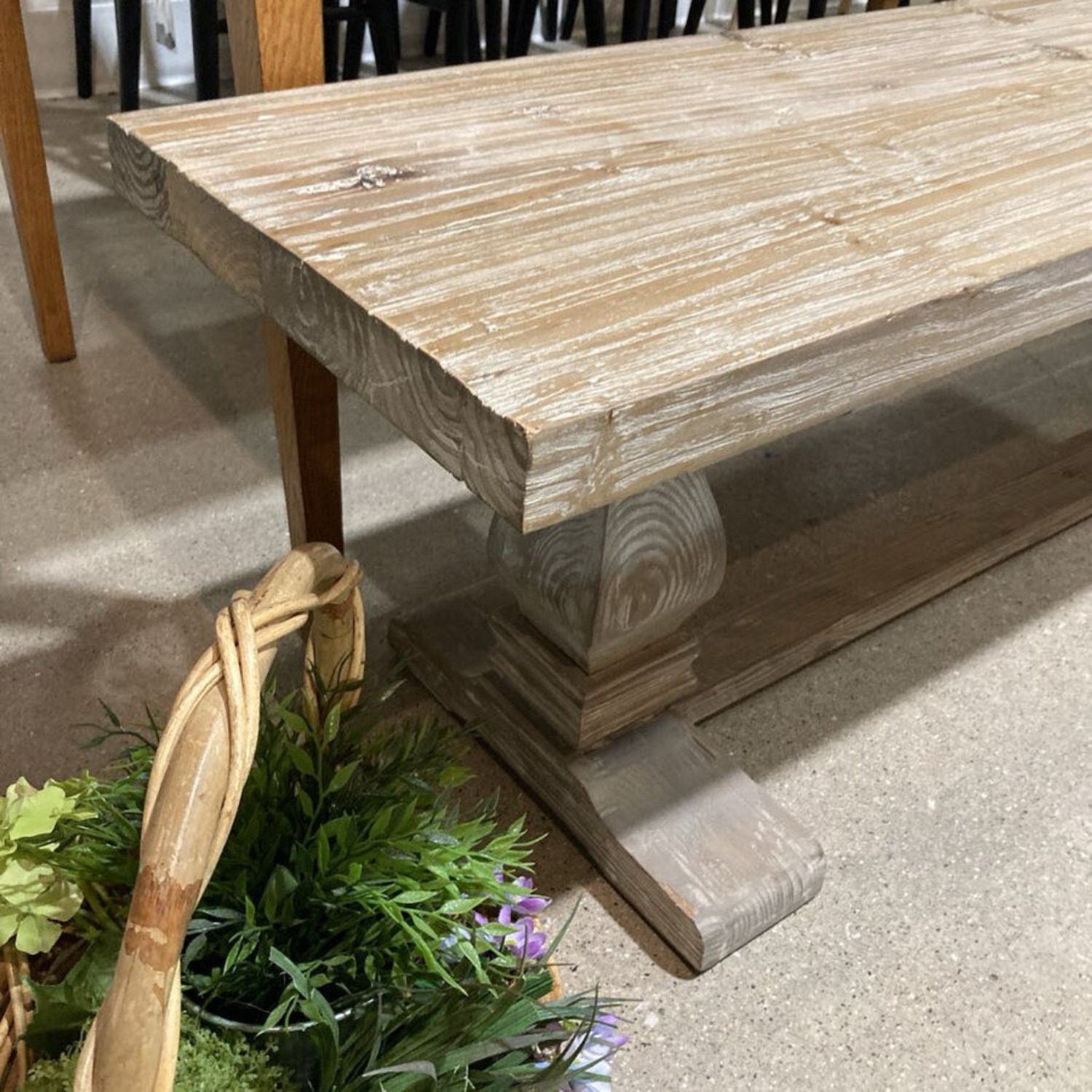 Reclaimed Barnwood Bench - image-2