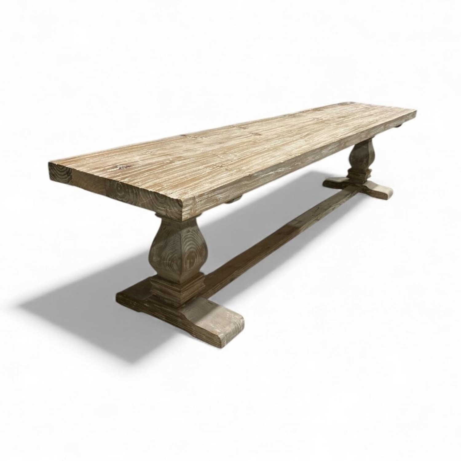 Reclaimed Barnwood Bench - image-0