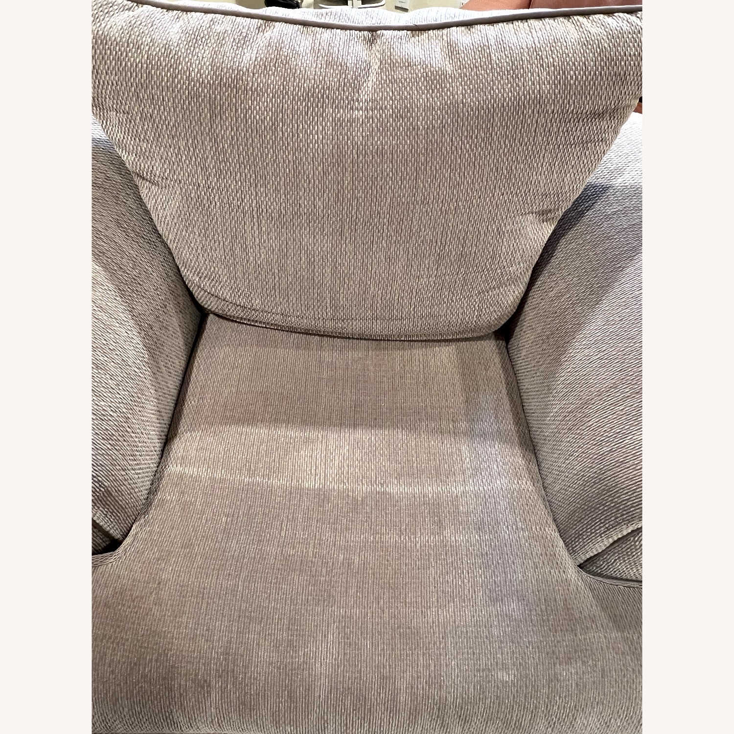 Beige Fabric Armchair - image-5