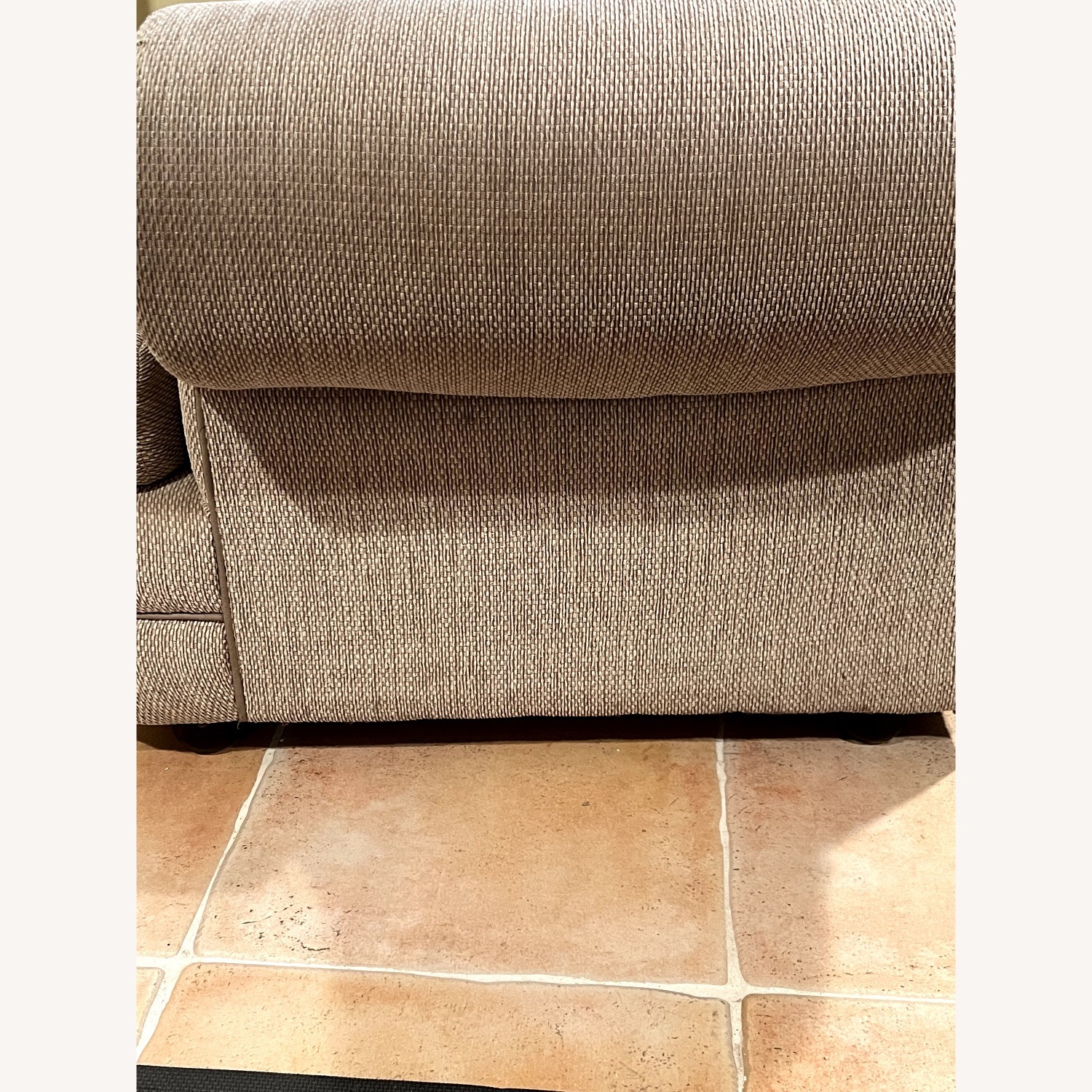 Beige Fabric Armchair - image-1