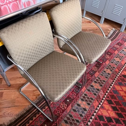 Used Green Fabric Dining Chairs for sale on AptDeco