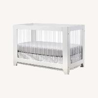 White Wood Crib