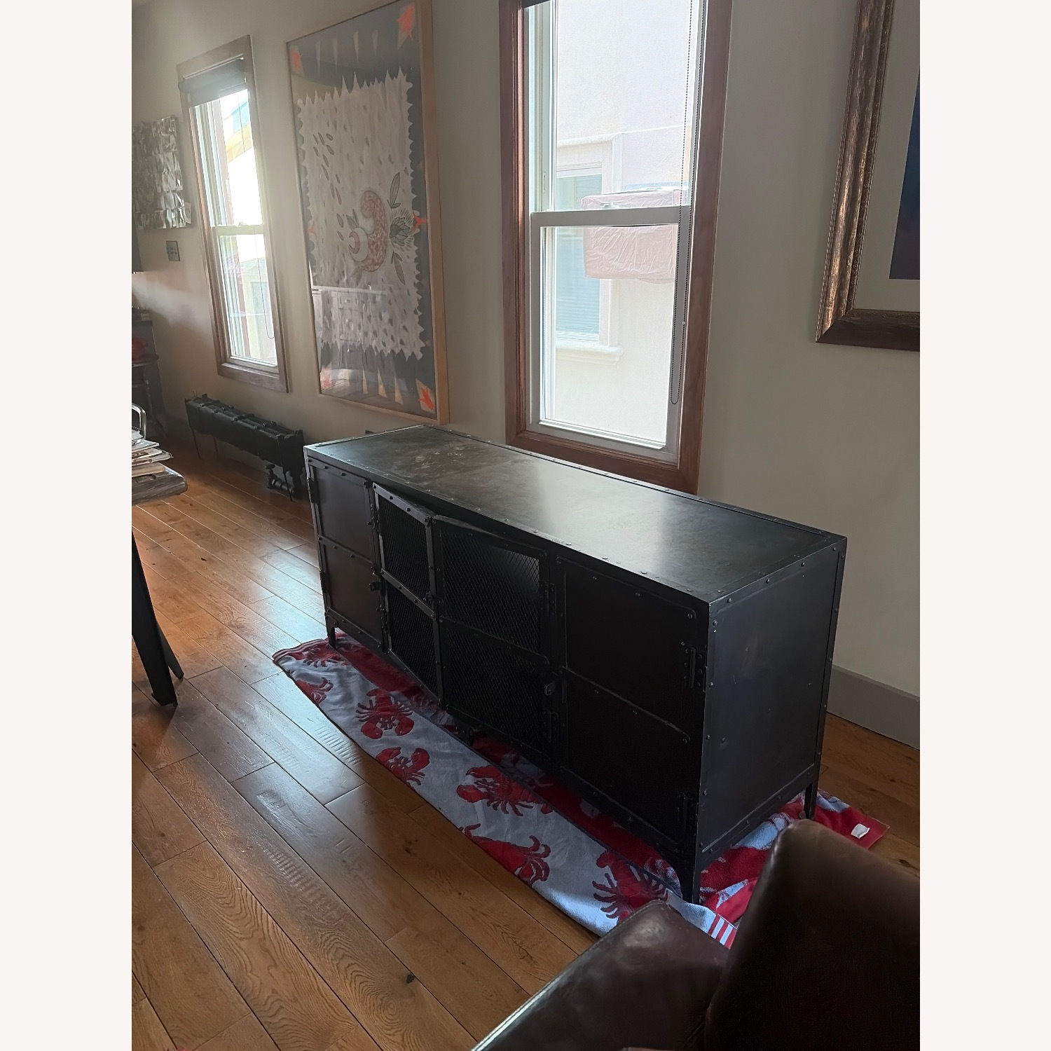 Restoration Hardware Industrial Tool Chest 4-Door Media Console - image-2