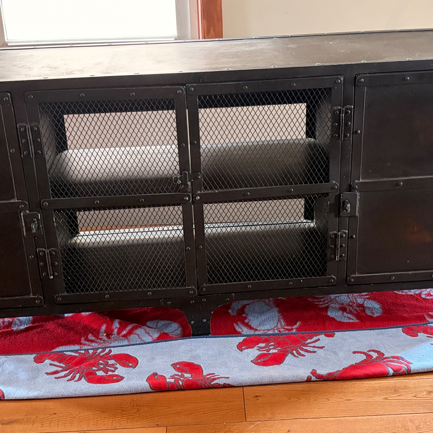 Restoration Hardware Industrial Tool Chest 4-Door Media Console - image-5