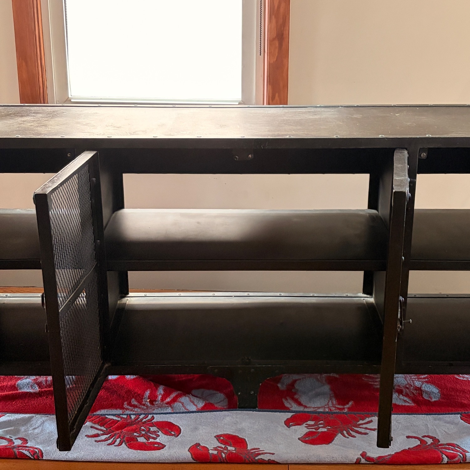 Restoration Hardware Industrial Tool Chest 4-Door Media Console - image-8