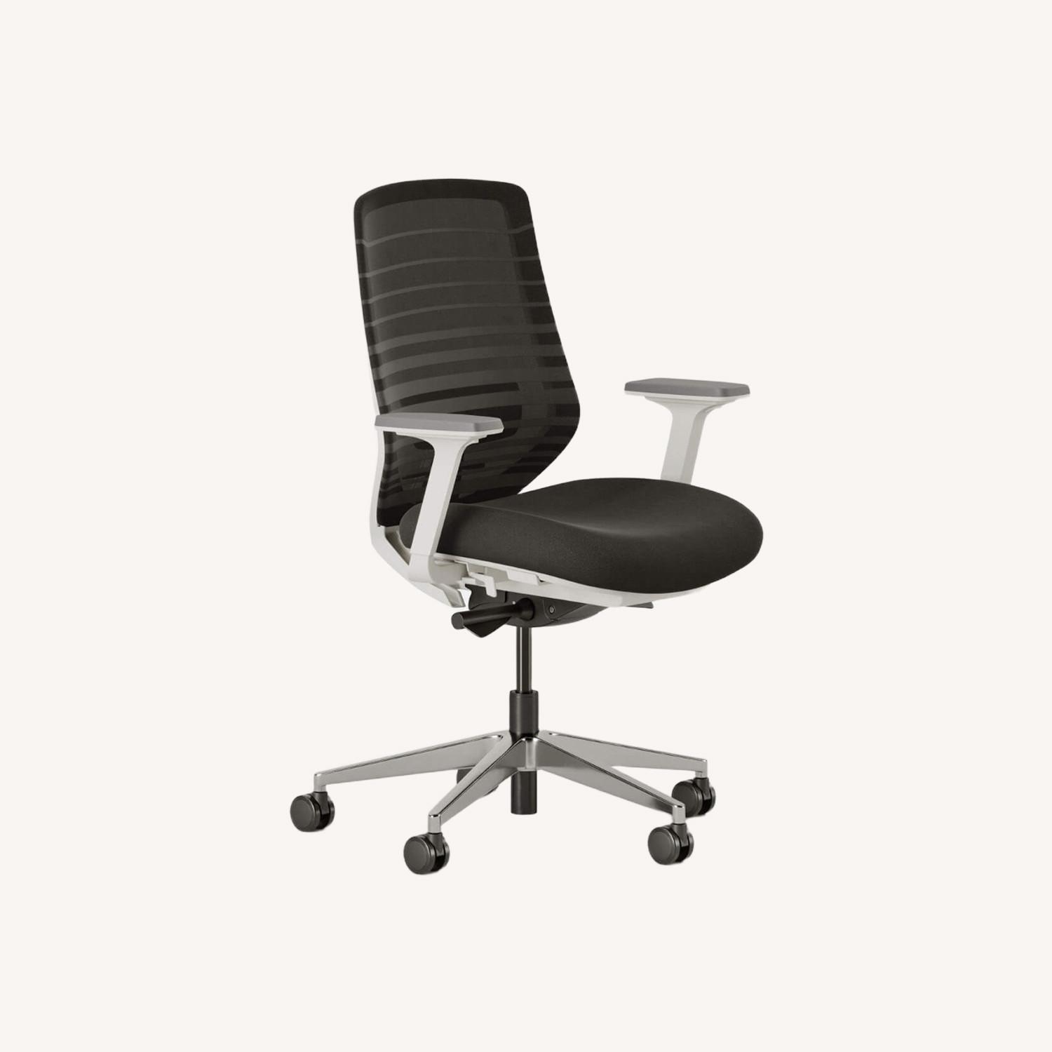 Branch Ergonomic Chair in Black/White - image-0