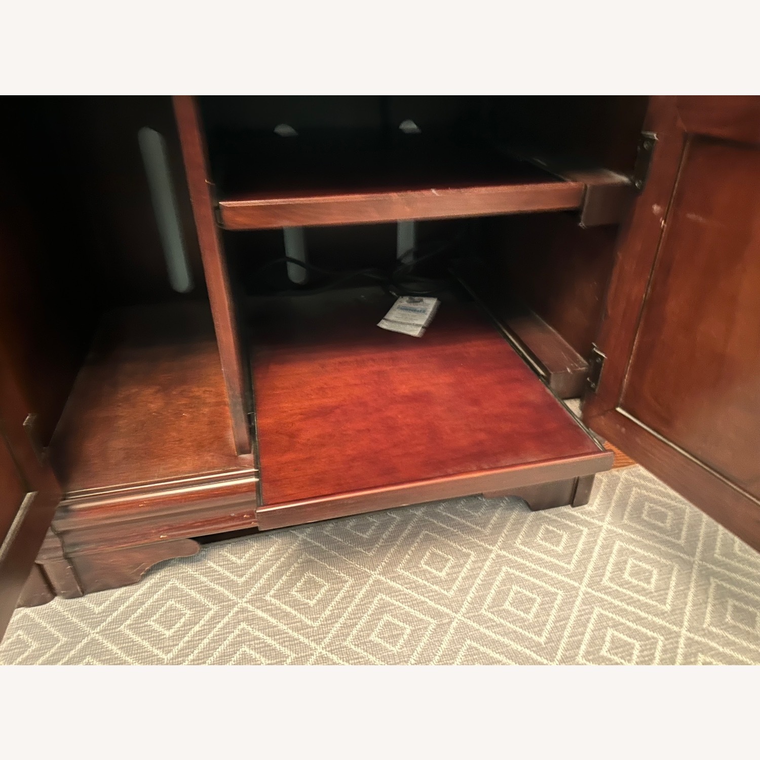 Raymour & Flanigan Brookhaven Dark Brown Sideboard - image-3