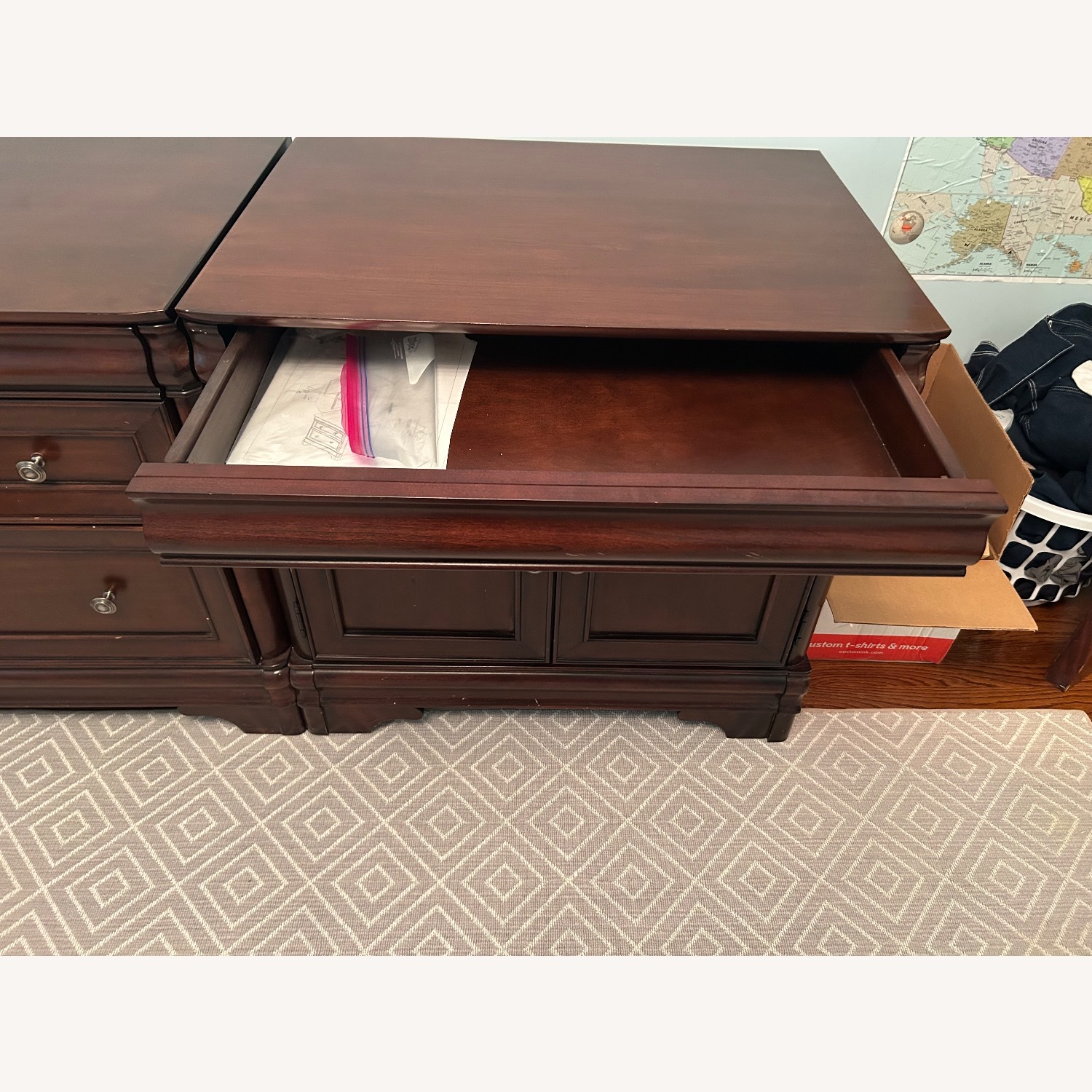 Raymour & Flanigan Brookhaven Dark Brown Sideboard - image-6