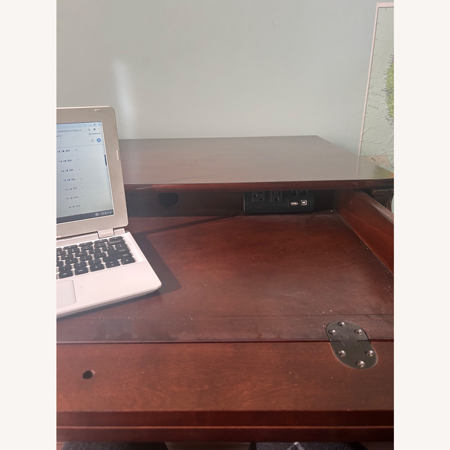 Raymour & Flanigan Brookhaven Dark Brown Sideboard - image-8