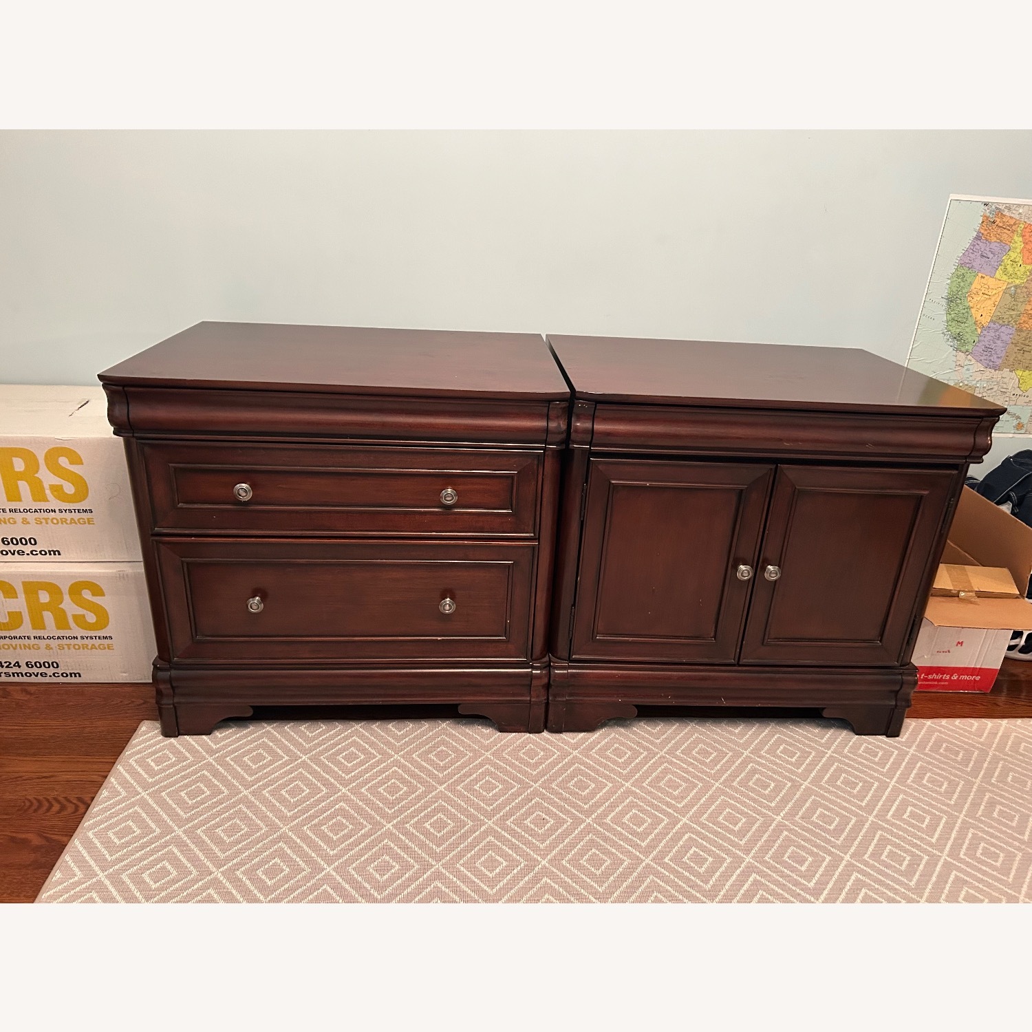 Raymour & Flanigan Brookhaven Dark Brown Sideboard - image-0