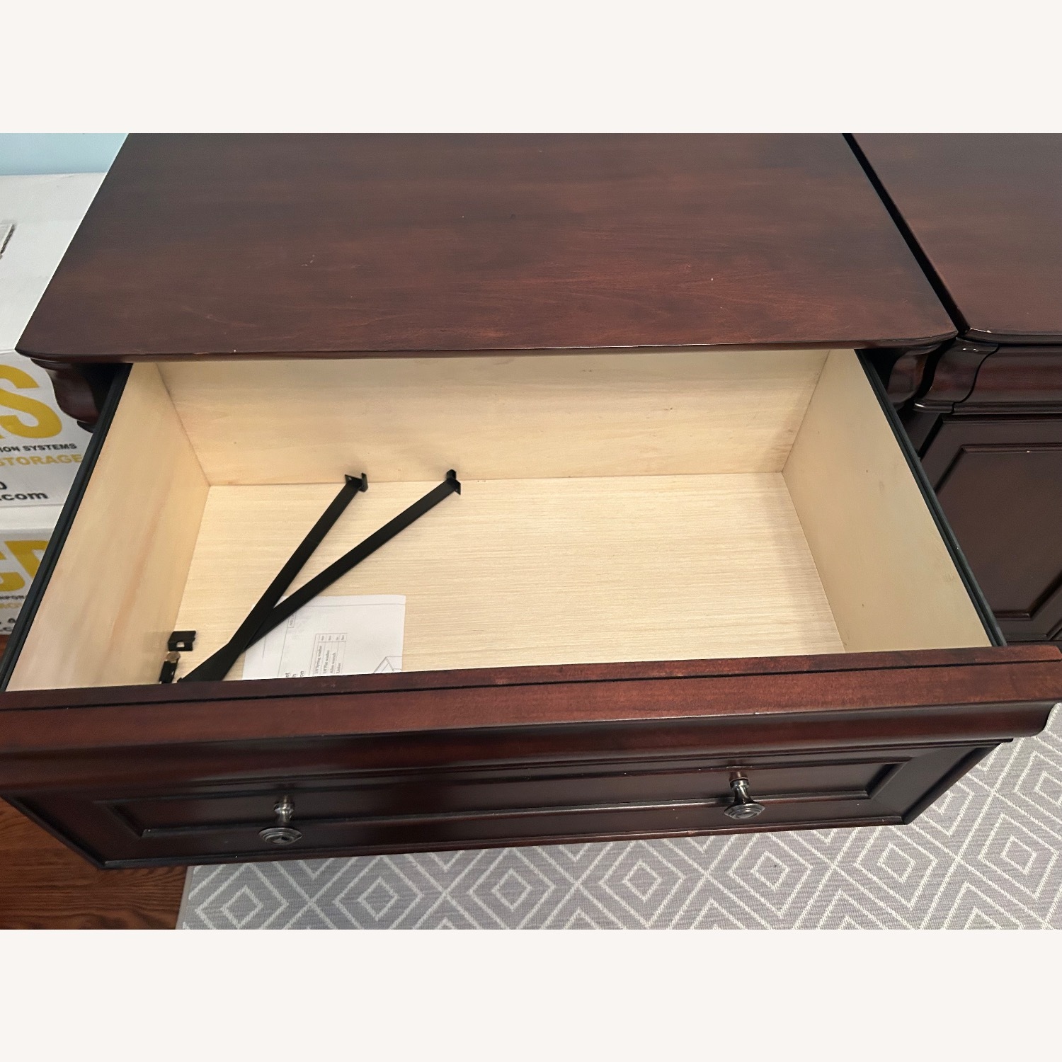 Raymour & Flanigan Brookhaven Dark Brown Sideboard - image-7