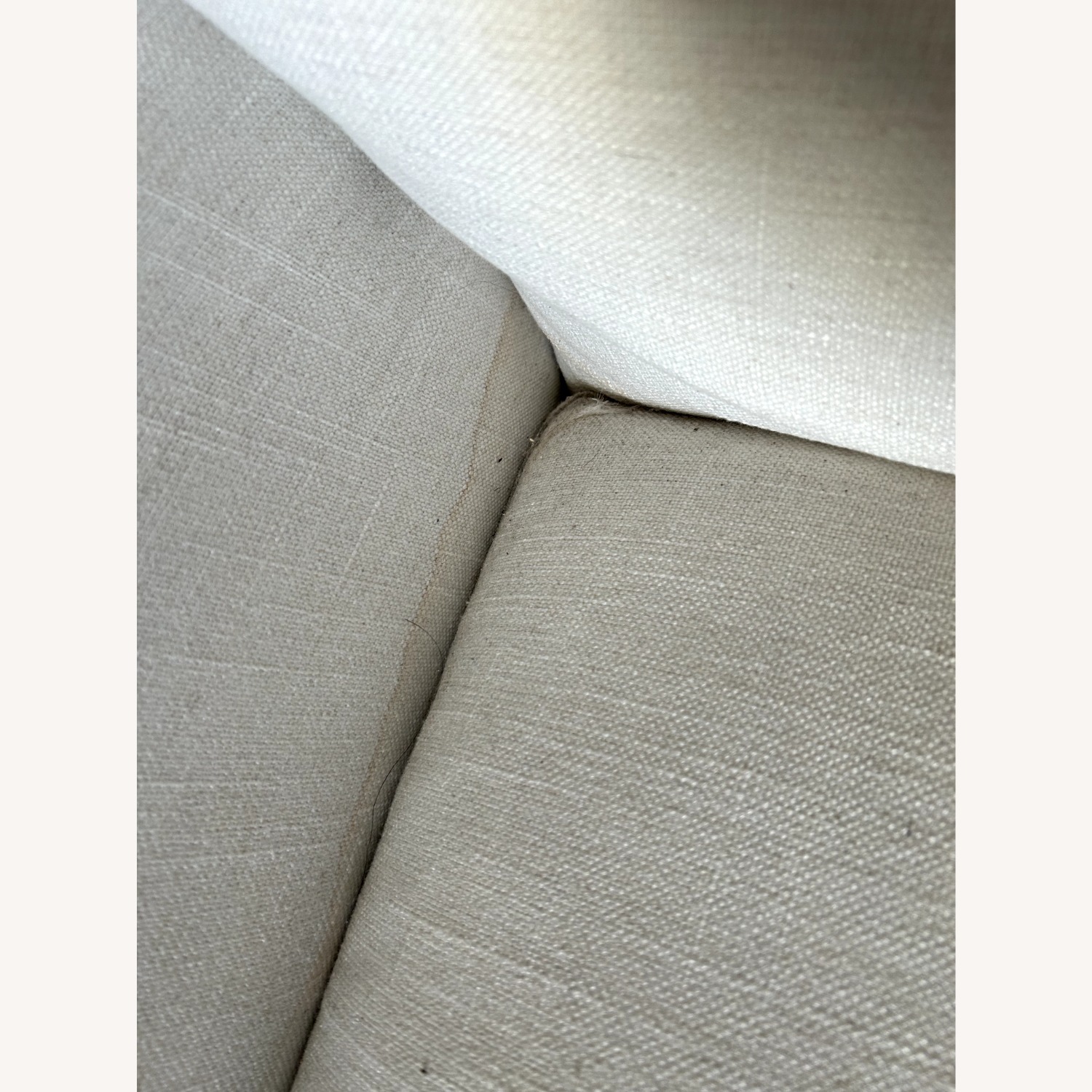 Poly and Bark White 2 Piece Sectional - image-4