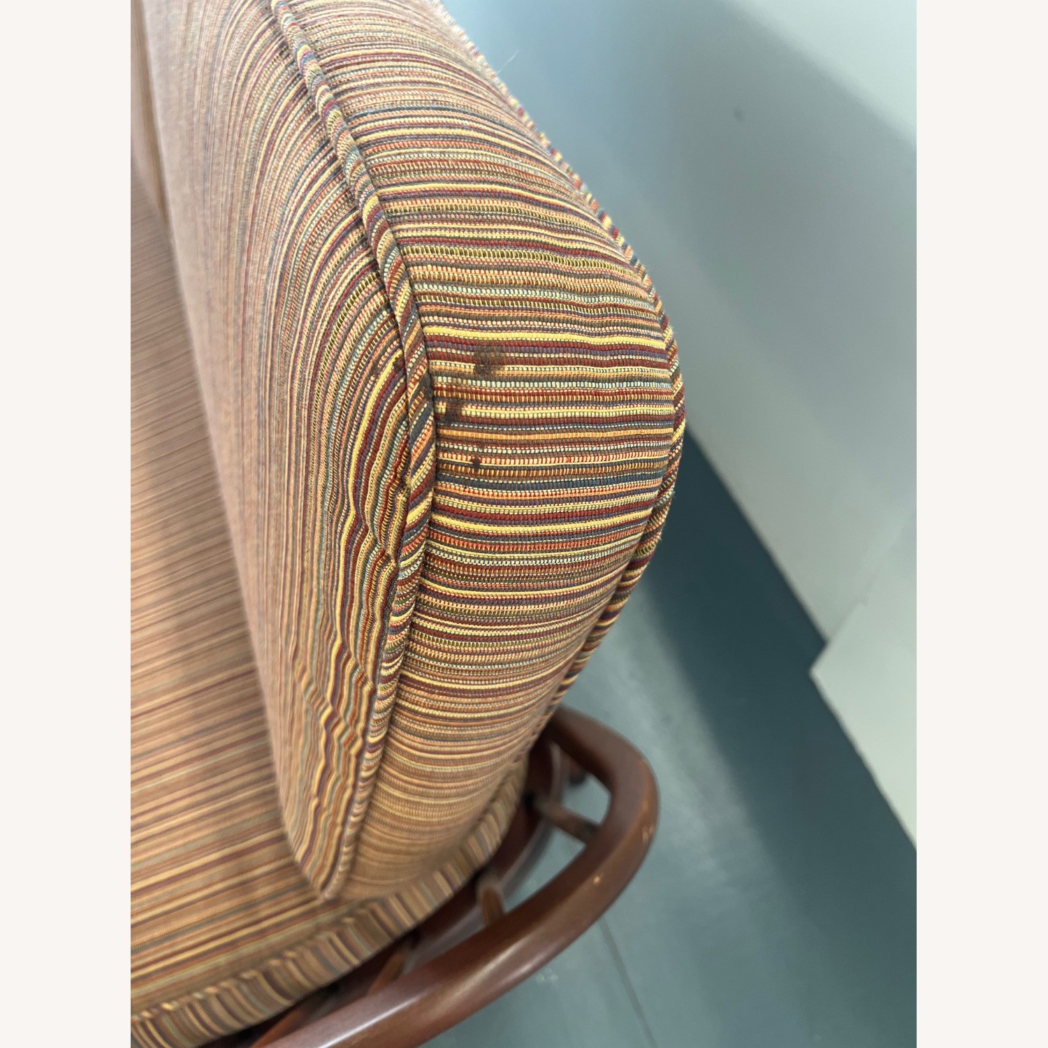 Vintage/Antique Dark Brown Wood 3+ Seater Sofa - image-5