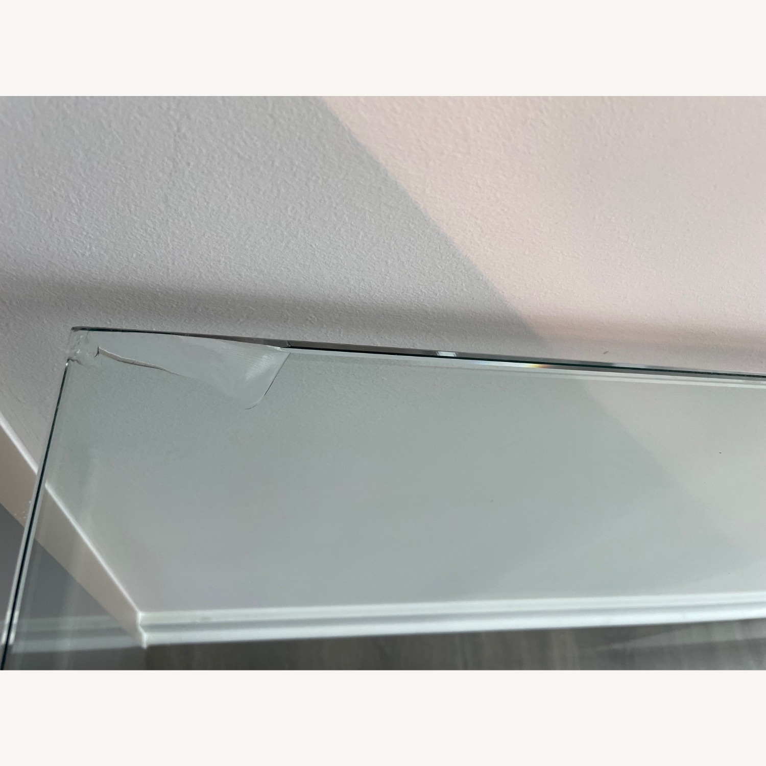 CB2 Silverado Dining Table Silver 72 Inch - image-4