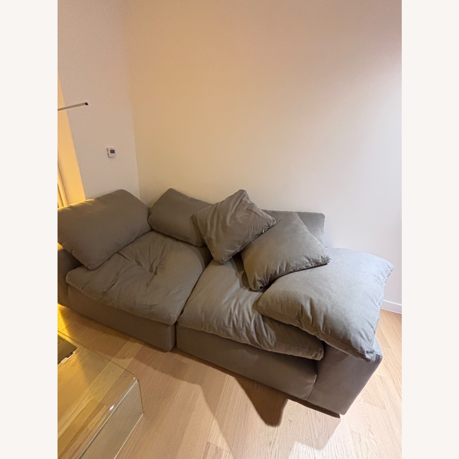 Bob's Discount Furniture Dream Dark Gray 2 Seater Sofa - image-1