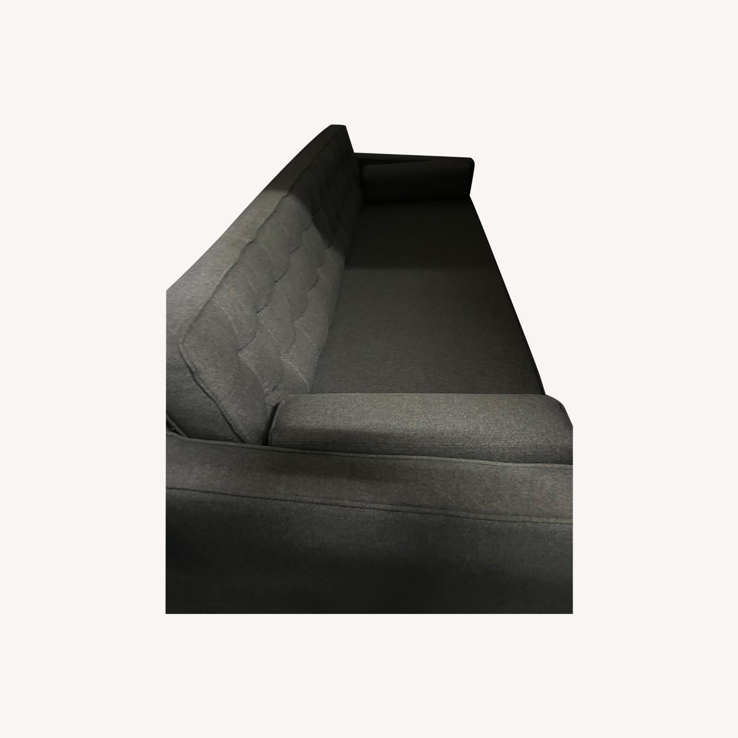 Light Gray Fabric 3+ Seater Sofa - image-0