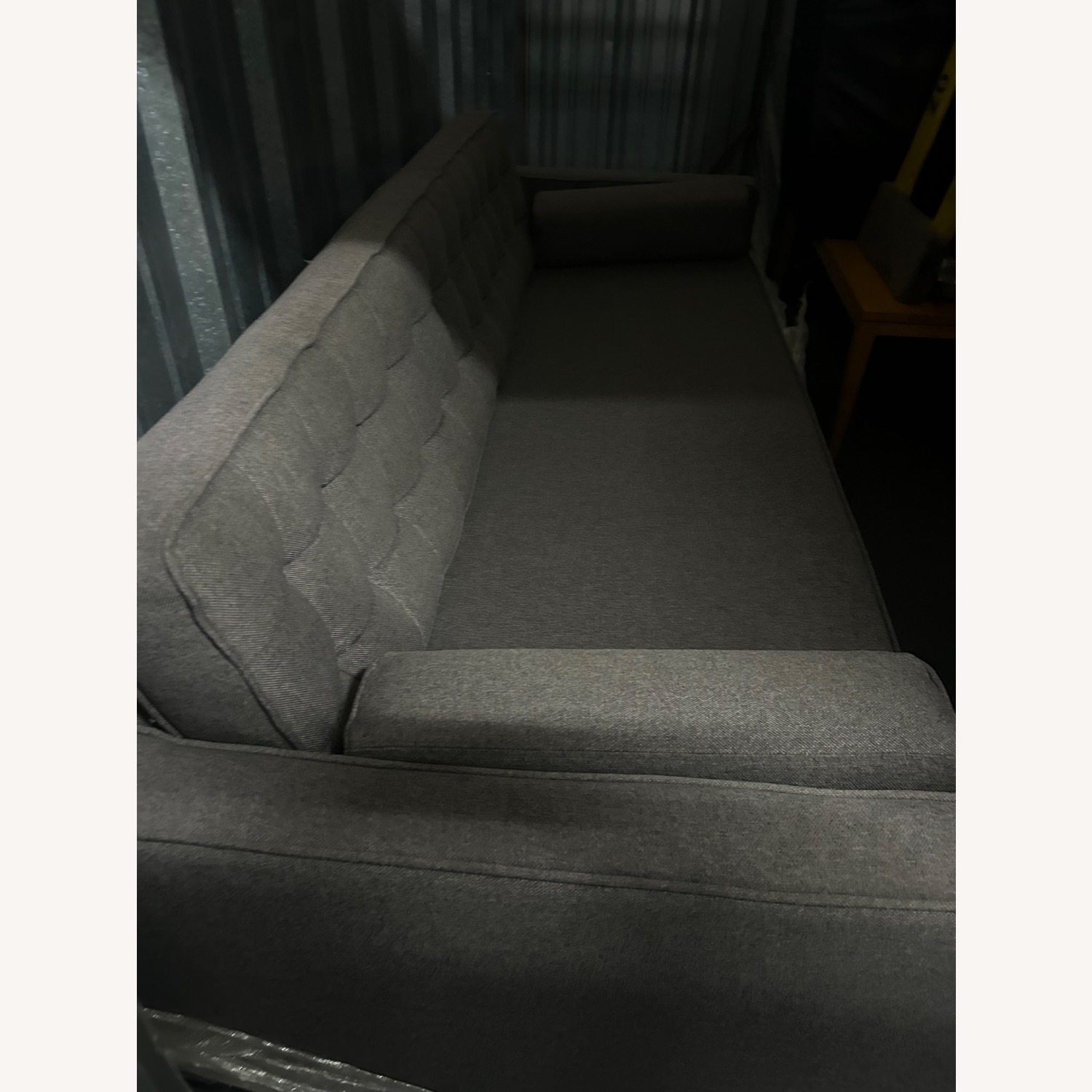 Light Gray Fabric 3+ Seater Sofa - image-1