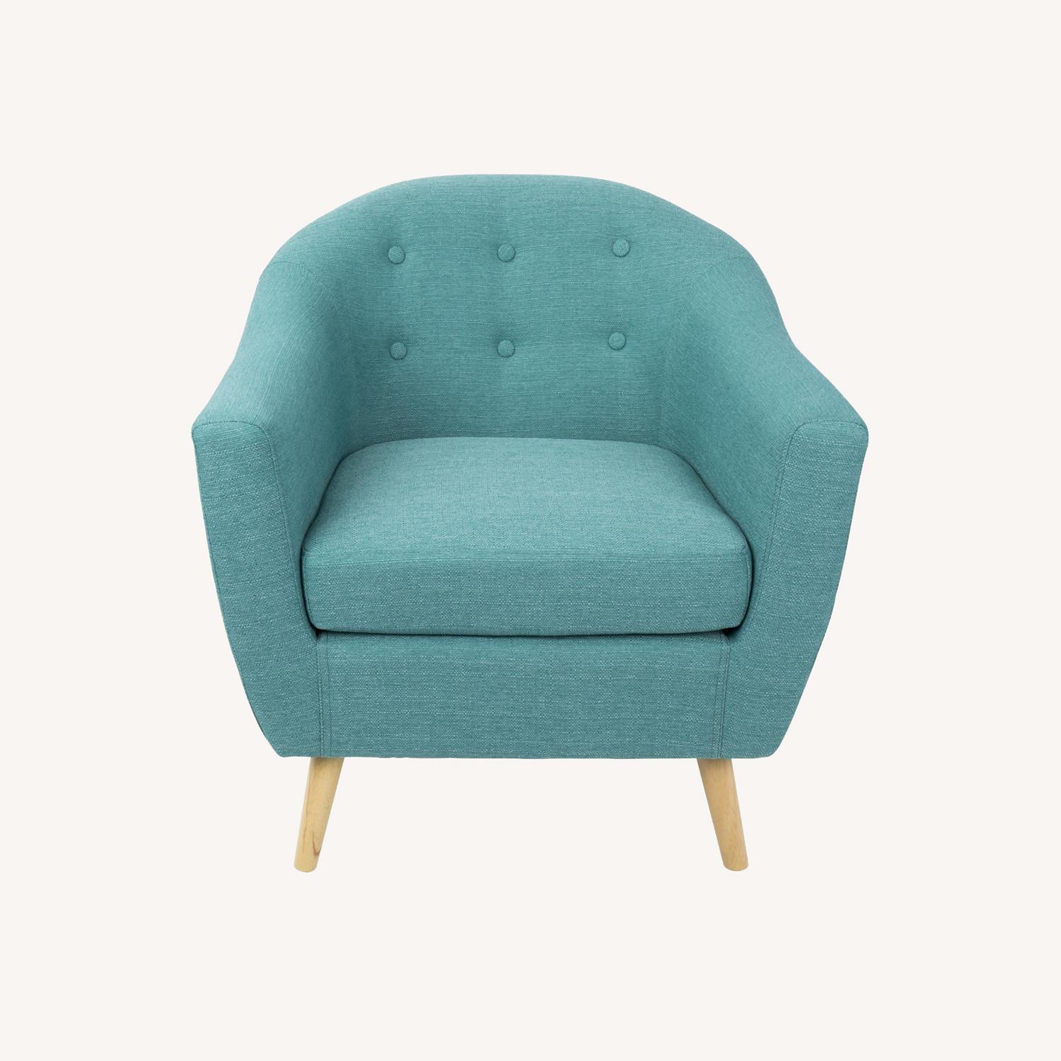 Leather Accent Chair - image-0