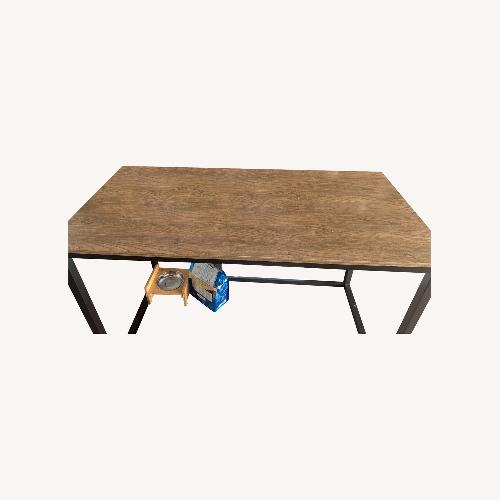 Used Wayfair Light Brown Wood Dining Table for sale on AptDeco
