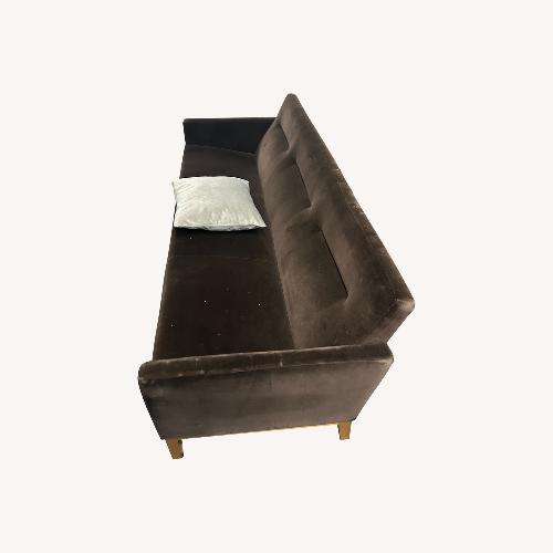 Used Dark Brown Fabric 3+ Seater Sofa for sale on AptDeco
