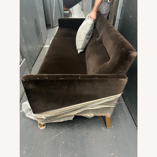 Used Dark Brown Fabric 3+ Seater Sofa for sale on AptDeco
