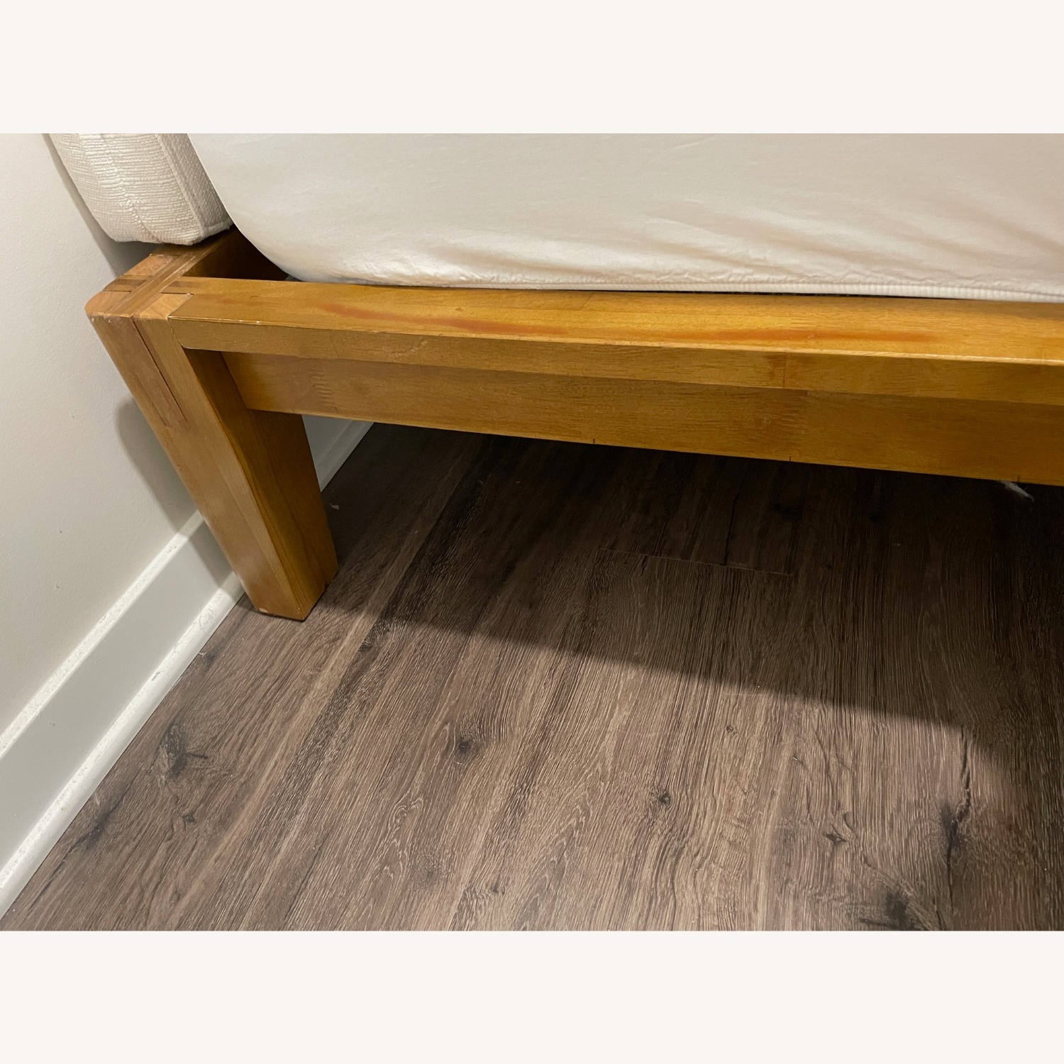 Thuma Classic Bed Queen in Walnut and Cream Linen  - image-3