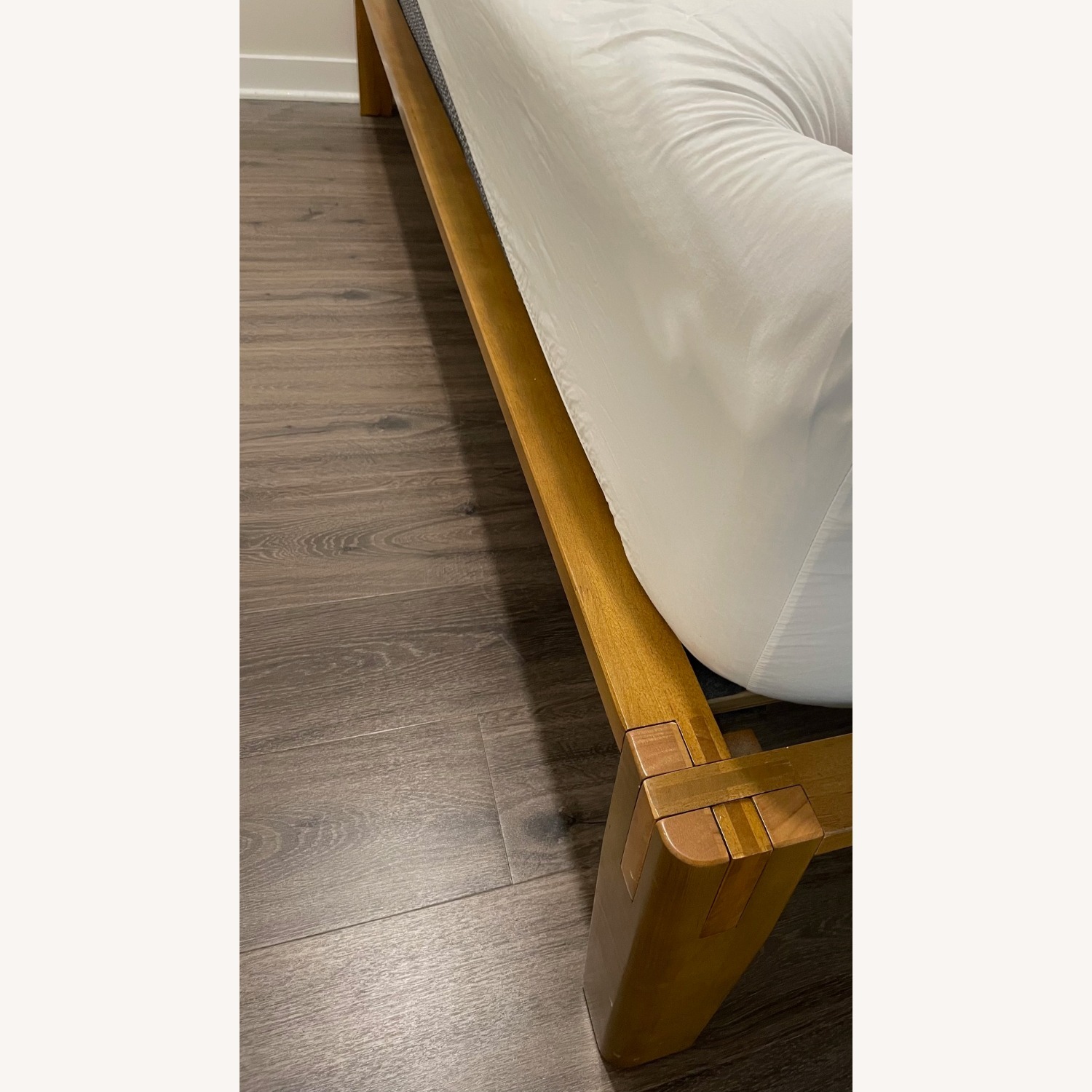 Thuma Classic Bed Queen in Walnut and Cream Linen  - image-6