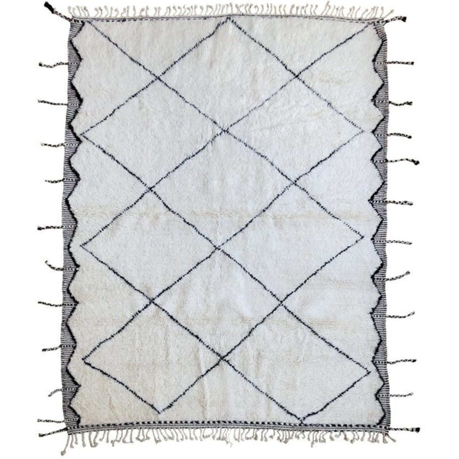 Handwoven Moroccan Wool Area Rug 6.5' x 10' - image-10