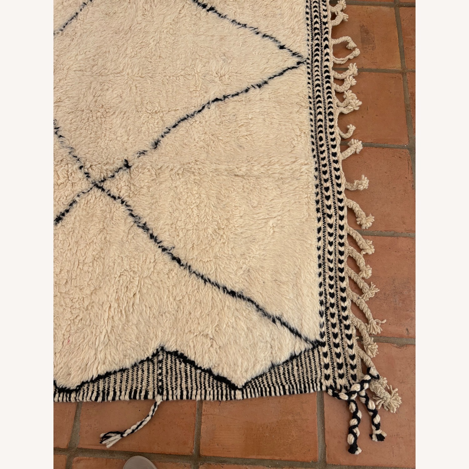 Handwoven Moroccan Wool Area Rug 6.5' x 10' - image-3