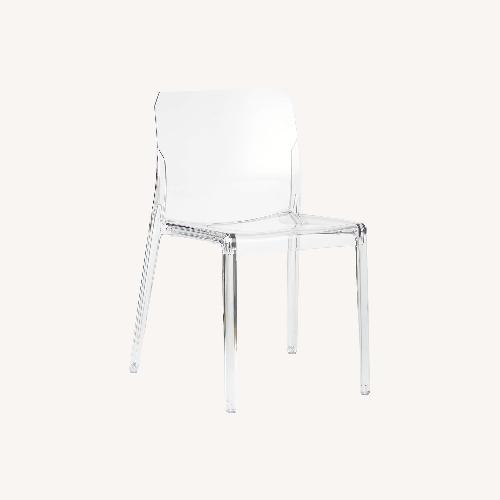 Used CB2 Bolla Clear Dining Chairs for sale on AptDeco