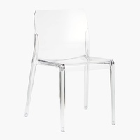 CB2 Bolla Clear Dining Chairs