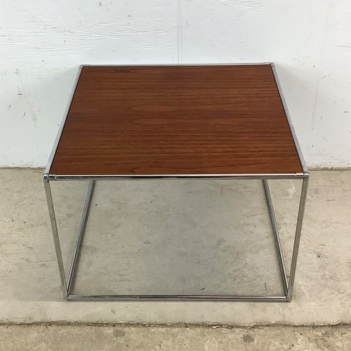 Used Vintage Modern Square Table for sale on AptDeco