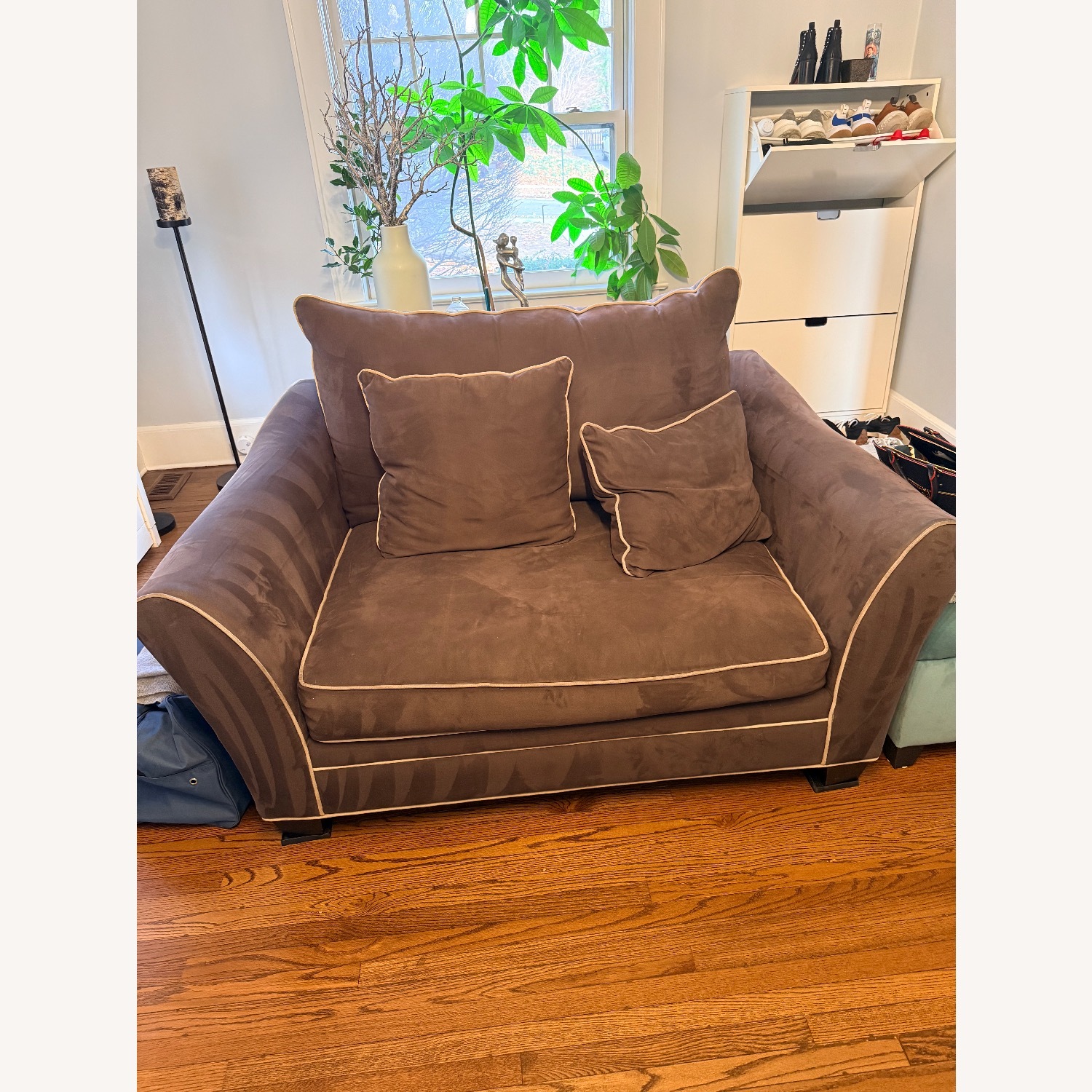 Raymour & Flanigan Briarwood Dark Gray 3+ Seater Sofa - image-2