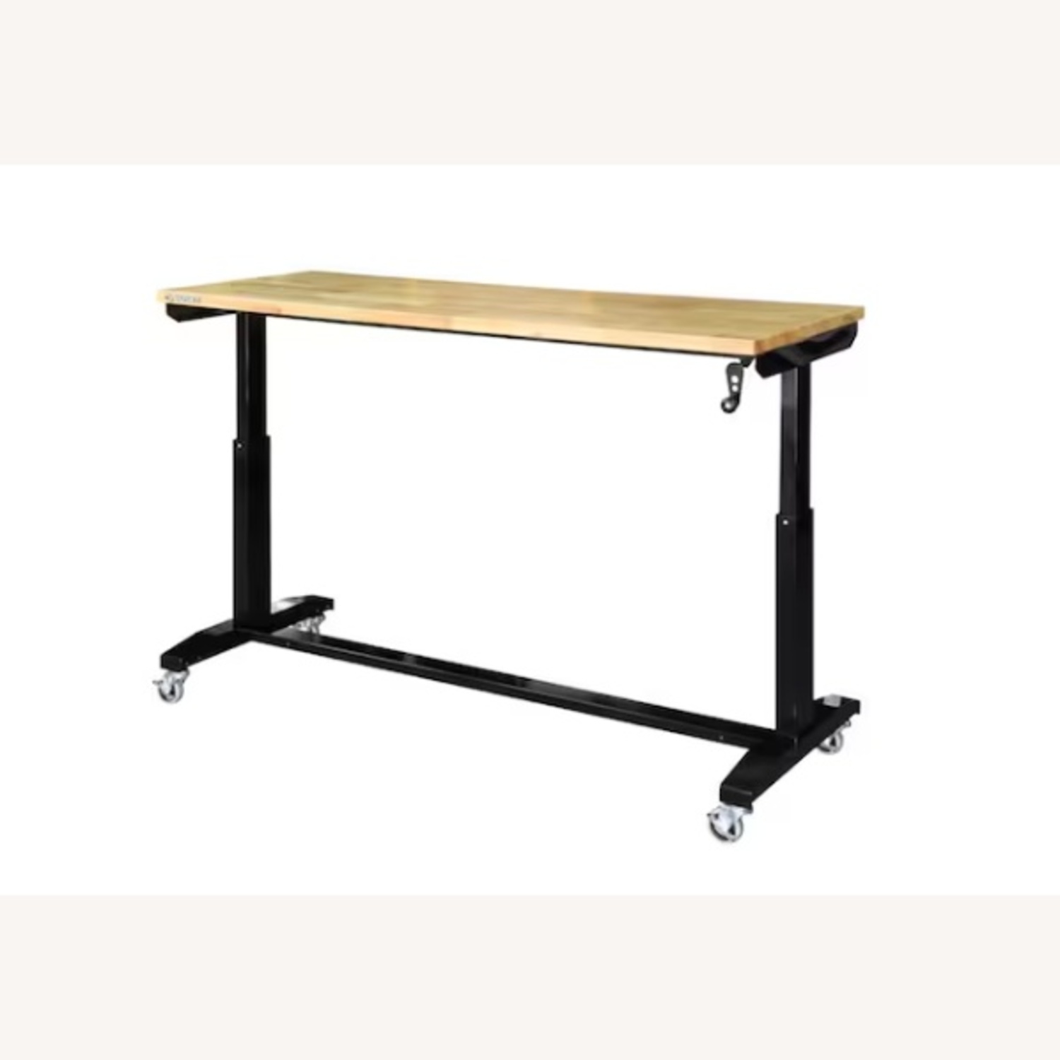Home Depot Husky Natural Wood Desk - image-0
